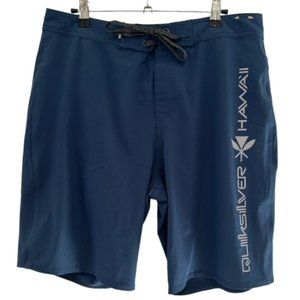 Men's Quicksilver Highline Hawaii Board Shorts Like NEW Size 30 Navy